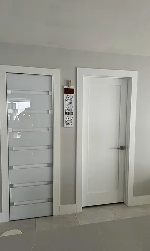 Interior door fitting