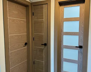 Bathroom door install