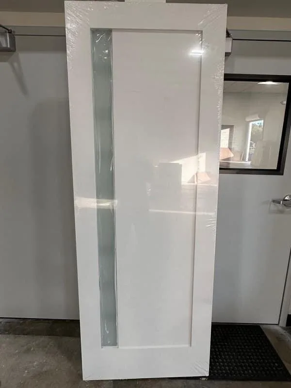 1 Small Lite Frosted Glass Door