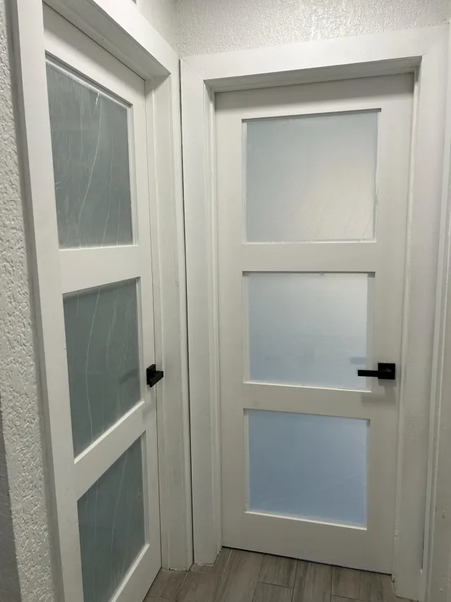 3 Lite Frosted Glass Door
