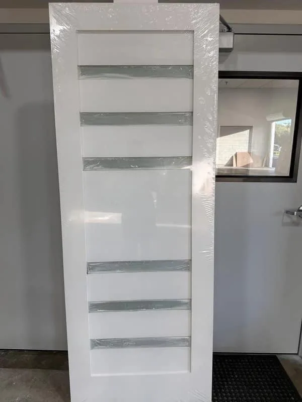 5 Small Lite Frosted Glass Door