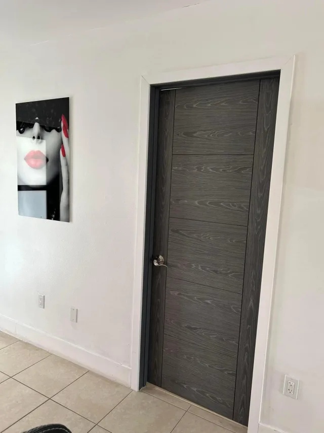 Grey Oak 5 Panels Door