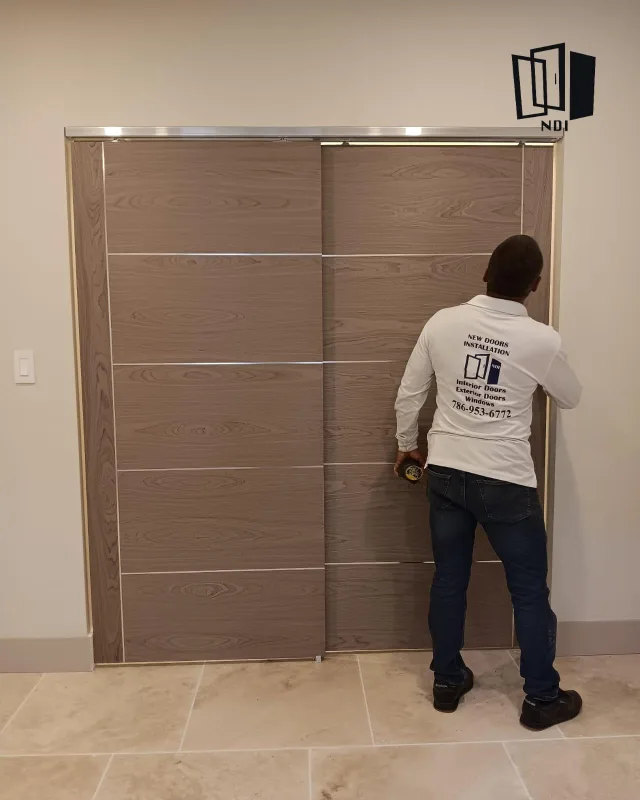 Grey Oak 5 Panels Door